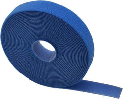 SpeedTech - 15' Long Blue Nylon & Polyethylene Hook & Loop Strap - 50 Lb Tensile Strength - Best Tool & Supply