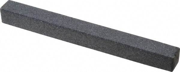 Grier Abrasives - Square, Silicone Carbide, Finishing Stick - 4" Long x 3/8" Wide x 3/8" Thick, 3/32" Diam x 1-1/2" Long Shank, Coarse Grade - Best Tool & Supply