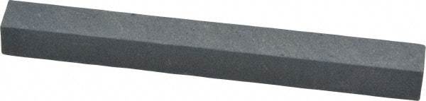 Grier Abrasives - Square, Silicone Carbide, Finishing Stick - 4" Long x 3/8" Wide x 3/8" Thick, 3/32" Diam x 1-1/2" Long Shank, Fine Grade - Best Tool & Supply