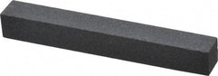 Grier Abrasives - Square, Silicone Carbide, Finishing Stick - 4" Long x 1/2" Wide x 1/2" Thick, 3/32" Diam x 1-1/2" Long Shank, Medium Grade - Best Tool & Supply