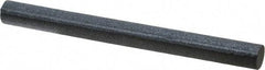 Grier Abrasives - Round, Silicone Carbide, Finishing Stick - 4" Long x 3/8" Width, 3/32" Diam x 1-1/2" Long Shank, Medium Grade - Best Tool & Supply