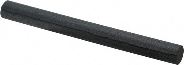 Grier Abrasives - Round, Silicone Carbide, Finishing Stick - 4" Long x 3/8" Width, 3/32" Diam x 1-1/2" Long Shank, Fine Grade - Best Tool & Supply