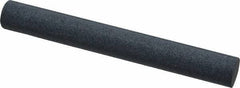 Grier Abrasives - Round, Silicone Carbide, Finishing Stick - 4" Long x 1/2" Width, 3/32" Diam x 1-1/2" Long Shank, Medium Grade - Best Tool & Supply