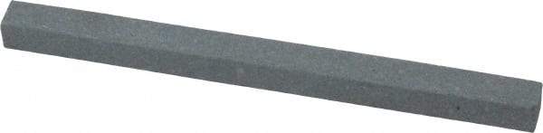 Grier Abrasives - Rectangular, Aluminum Oxide, Finishing Stick - 4" Long x 1/4" Width, 3/32" Diam x 1-1/2" Long Shank, Fine Grade - Best Tool & Supply