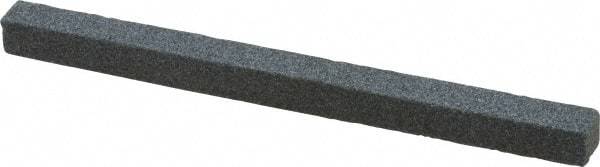 Grier Abrasives - Square, Aluminum Oxide, Finishing Stick - 4" Long x 1/4" Wide x 1/4" Thick, 3/32" Diam x 1-1/2" Long Shank, Coarse Grade - Best Tool & Supply