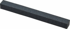 Grier Abrasives - Square, Aluminum Oxide, Finishing Stick - 4" Long x 3/8" Wide x 3/8" Thick, 3/32" Diam x 1-1/2" Long Shank, Coarse Grade - Best Tool & Supply