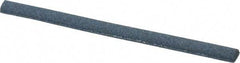 Grier Abrasives - Half Round, Aluminum Oxide, Finishing Stick - 4" Long x 1/4" Width, 3/32" Diam x 1-1/2" Long Shank, Medium Grade - Best Tool & Supply