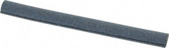 Grier Abrasives - Half Round, Aluminum Oxide, Finishing Stick - 4" Long x 3/8" Width, 3/32" Diam x 1-1/2" Long Shank, Medium Grade - Best Tool & Supply