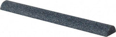 Grier Abrasives - Half Round, Aluminum Oxide, Finishing Stick - 4" Long x 1/2" Width, 3/32" Diam x 1-1/2" Long Shank, Coarse Grade - Best Tool & Supply