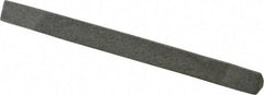 Grier Abrasives - Three Square, Aluminum Oxide, Finishing Stick - 4" Long x 1/4" Width, 3/32" Diam x 1-1/2" Long Shank, Fine Grade - Best Tool & Supply