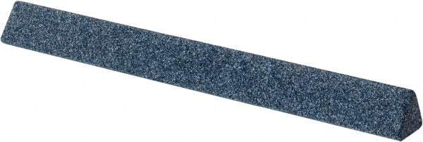 Grier Abrasives - Three Square, Aluminum Oxide, Finishing Stick - 4" Long x 3/8" Width, 3/32" Diam x 1-1/2" Long Shank, Coarse Grade - Best Tool & Supply