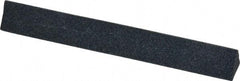 Grier Abrasives - Three Square, Aluminum Oxide, Finishing Stick - 4" Long x 1/2" Width, 3/32" Diam x 1-1/2" Long Shank, Coarse Grade - Best Tool & Supply