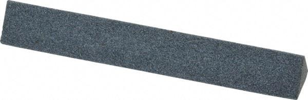 Grier Abrasives - Three Square, Aluminum Oxide, Finishing Stick - 4" Long x 1/2" Width, 3/32" Diam x 1-1/2" Long Shank, Fine Grade - Best Tool & Supply