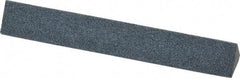 Grier Abrasives - Three Square, Aluminum Oxide, Finishing Stick - 4" Long x 1/2" Width, 3/32" Diam x 1-1/2" Long Shank, Fine Grade - Best Tool & Supply