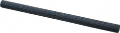 Grier Abrasives - Round, Aluminum Oxide, Finishing Stick - 4" Long x 1/4" Width, 3/32" Diam x 1-1/2" Long Shank, Coarse Grade - Best Tool & Supply