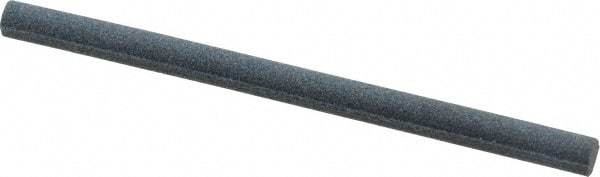 Grier Abrasives - Round, Aluminum Oxide, Finishing Stick - 4" Long x 1/4" Width, 3/32" Diam x 1-1/2" Long Shank, Medium Grade - Best Tool & Supply