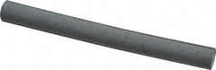 Grier Abrasives - Round, Aluminum Oxide, Finishing Stick - 4" Long x 3/8" Width, 3/32" Diam x 1-1/2" Long Shank, Fine Grade - Best Tool & Supply