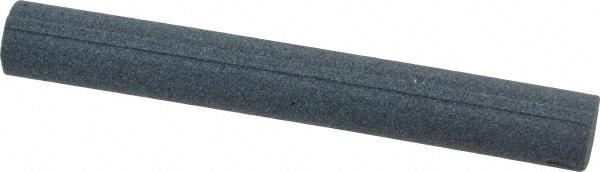 Grier Abrasives - Round, Aluminum Oxide, Finishing Stick - 4" Long x 1/2" Width, 3/32" Diam x 1-1/2" Long Shank, Medium Grade - Best Tool & Supply