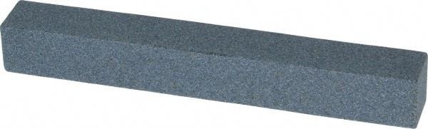 Grier Abrasives - Square, Aluminum Oxide, Finishing Stick - 4" Long x 1/2" Wide x 1/2" Thick, 3/32" Diam x 1-1/2" Long Shank, Medium Grade - Best Tool & Supply