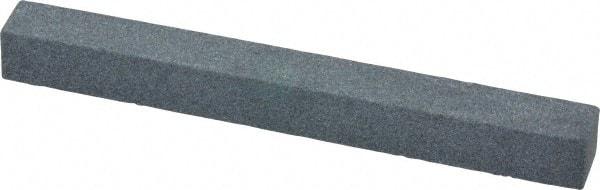 Grier Abrasives - Square, Aluminum Oxide, Finishing Stick - 4" Long x 3/8" Wide x 3/8" Thick, 3/32" Diam x 1-1/2" Long Shank, Medium Grade - Best Tool & Supply