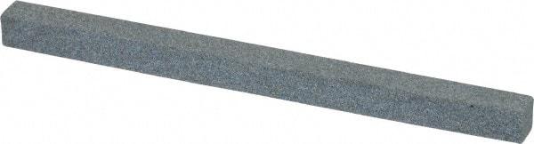 Grier Abrasives - Square, Aluminum Oxide, Finishing Stick - 4" Long x 1/4" Wide x 1/4" Thick, 3/32" Diam x 1-1/2" Long Shank, Medium Grade - Best Tool & Supply