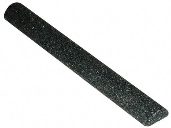 Grier Abrasives - Half Round, Silicone Carbide, Finishing Stick - 4" Long x 1/4" Width, 3/32" Diam x 1-1/2" Long Shank, Coarse Grade - Best Tool & Supply