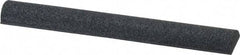 Grier Abrasives - Half Round, Silicone Carbide, Finishing Stick - 4" Long x 1/2" Width, 3/32" Diam x 1-1/2" Long Shank, Coarse Grade - Best Tool & Supply