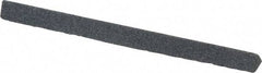 Grier Abrasives - Three Square, Silicone Carbide, Finishing Stick - 4" Long x 1/4" Width, 3/32" Diam x 1-1/2" Long Shank, Medium Grade - Best Tool & Supply