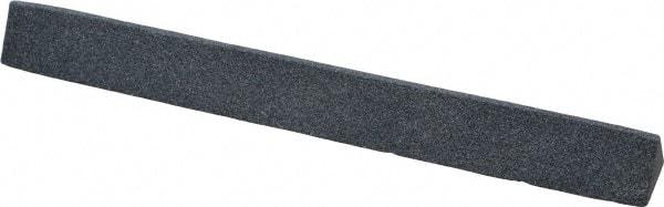 Grier Abrasives - Three Square, Silicone Carbide, Finishing Stick - 4" Long x 3/8" Width, 3/32" Diam x 1-1/2" Long Shank, Medium Grade - Best Tool & Supply