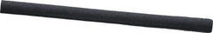 Grier Abrasives - Round, Silicone Carbide, Finishing Stick - 4" Long x 1/4" Width, 3/32" Diam x 1-1/2" Long Shank, Fine Grade - Best Tool & Supply