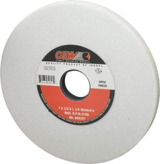 Camel Grinding Wheels - 7" Diam x 1-1/4" Hole x 1/2" Thick, K Hardness, 46 Grit Surface Grinding Wheel - Aluminum Oxide, Type 1, Coarse Grade, 3,760 Max RPM, Vitrified Bond, No Recess - Best Tool & Supply