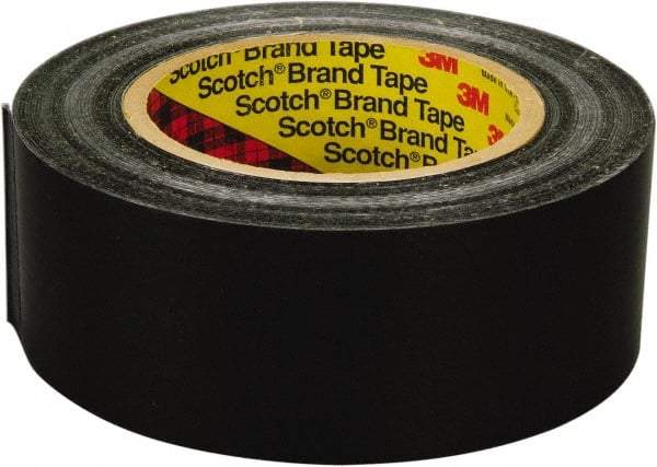 3M - 1" x 60 Yd Black Rubber Adhesive Packaging Tape - Polyester Film Backing, 8 mil Thick, 600 Lb Tensile Strength, Series 890MSR - Best Tool & Supply