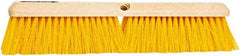 PRO-SOURCE - 24" General Purpose Polypropylene Push Broom - 3" Bristle Length, Plastic Block, Threaded Handle Connection, Handle Sold Separately - Best Tool & Supply