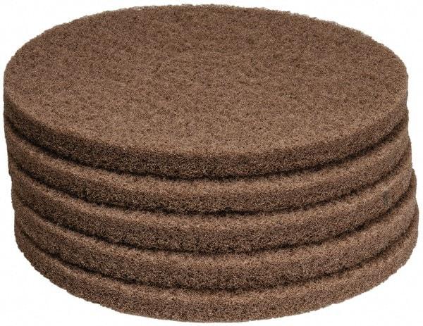 PRO-SOURCE - Polishing Pad - 14" Machine, Tan Pad, Polyester - Best Tool & Supply