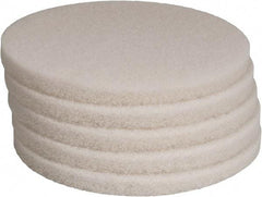 PRO-SOURCE - Polishing Pad - 14" Machine, White Pad, Polyester - Best Tool & Supply