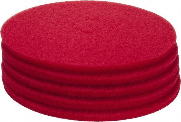 PRO-SOURCE - Polishing Pad - 20" Machine, Red Pad, Polyester - Best Tool & Supply