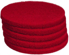 PRO-SOURCE - Polishing Pad - 13" Machine, Red Pad, Polyester - Best Tool & Supply