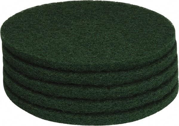 PRO-SOURCE - Stripping Pad - 17" Machine, Green Pad, Polyester - Best Tool & Supply