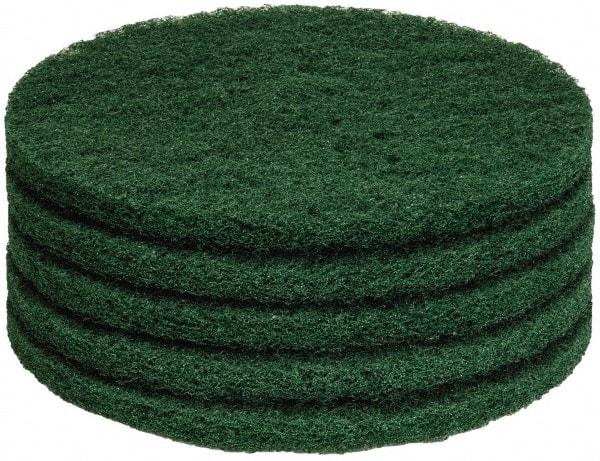 PRO-SOURCE - Stripping Pad - 14" Machine, Green Pad, Polyester - Best Tool & Supply