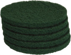 PRO-SOURCE - Stripping Pad - 13" Machine, Green Pad, Polyester - Best Tool & Supply