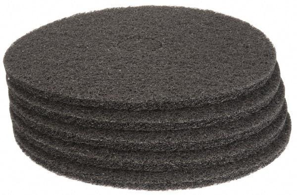 PRO-SOURCE - Stripping Pad - 19" Machine, Black Pad, Polyester - Best Tool & Supply