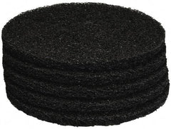 PRO-SOURCE - Stripping Pad - 14" Machine, Black Pad, Polyester - Best Tool & Supply