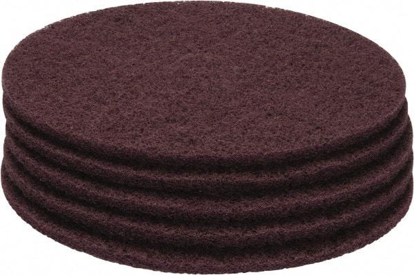 PRO-SOURCE - Stripping Pad - 20" Machine, Maroon Pad, Polyester - Best Tool & Supply