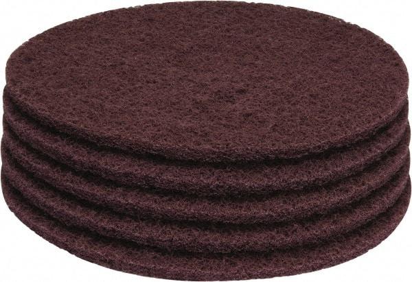 PRO-SOURCE - Stripping Pad - 17" Machine, Maroon Pad, Polyester - Best Tool & Supply