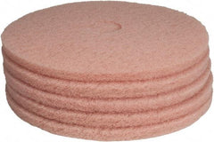 PRO-SOURCE - Polishing Pad - 20" Machine, Pink Pad, Polyester - Best Tool & Supply