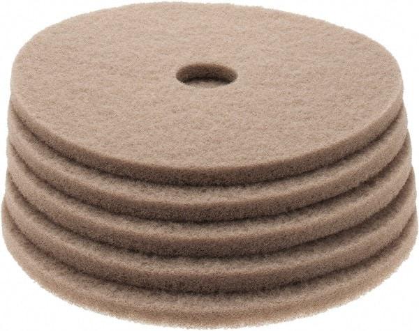 PRO-SOURCE - Polishing Pad - 20" Machine, Tan Pad, Polyester - Best Tool & Supply