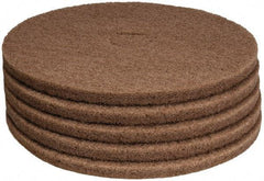 PRO-SOURCE - Polishing Pad - 19" Machine, Tan Pad, Polyester - Best Tool & Supply