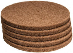 PRO-SOURCE - Polishing Pad - 17" Machine, Tan Pad, Polyester - Best Tool & Supply