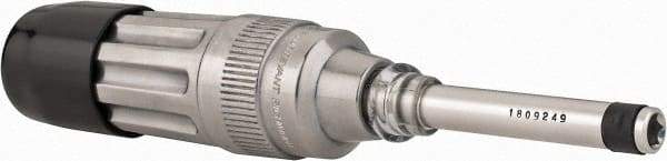 Sturtevant Richmont - 1 Piece, 0.8 to 4 N/m, Adjustable Torque Limiting Screwdriver - 7-3/4" OAL, 1/4" Drive, 2 In/Lb Graduation - Best Tool & Supply