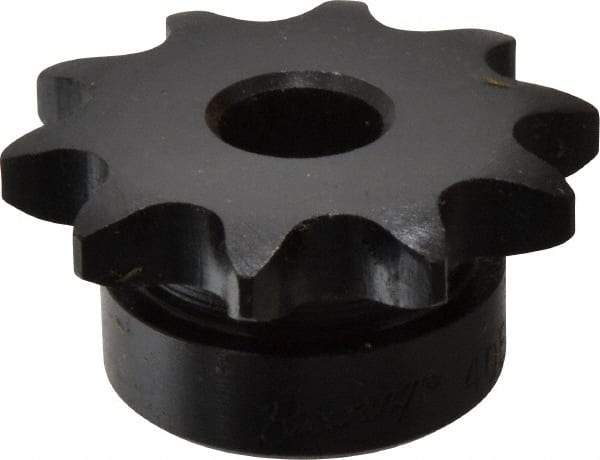 Browning - 10 Teeth, 1/2" Chain Pitch, Chain Size 40, Finished Bore Sprocket - 1/2" Bore Diam, 1.618" Pitch Diam, 1.84" Outside Diam - Best Tool & Supply